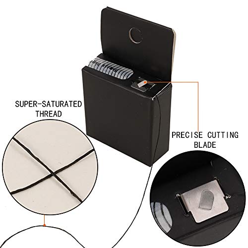 ruggito 4 Pack Pre-Inked Mapping String for Eyebrows, Eyebrow Mapping String for Microblading, Microshading, Cosmetic Tattooing, Makeup Supplies