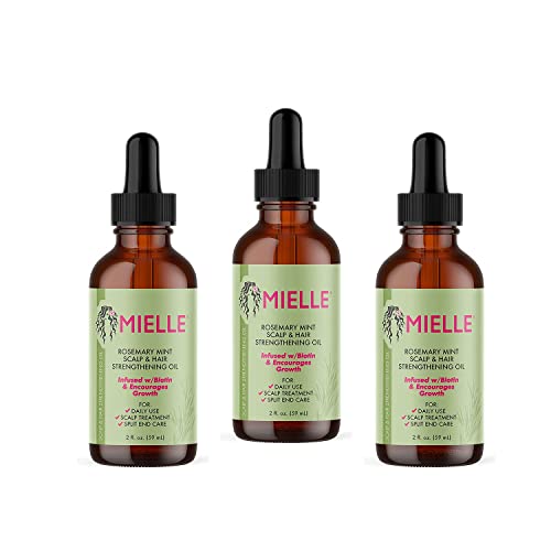 Mielle/Rosemary Mint/Scalp & Hair Strengthening Oil/Healthy Hair Growth / 2 oz (59ml) / (Pack of 3)