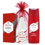 Original After Shave Lotion for Men 150ml and Original Shower Gel 400ml XL Old Spice in a Gift Bag - Bundle by Deluxio Gifts