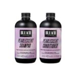 BLEACH LONDON - Pearlescent Shampoo 250 ml and Conditioner 250 ml - Purple shampoo and conditioner for a pearly blonde - 2 pack
