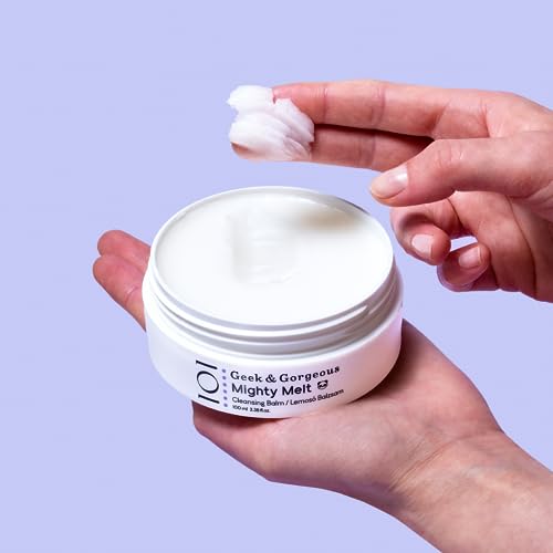 Geek & Gorgeous Mighty Melt - cleansing balm, melts away long-lasting, waterproof makeup & sunscreen, for all skin types, 100ml