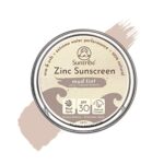 Suntribe Natural Mineral Zinc Sunscreen Face & Sport SPF 30-45 g, Mud Tint, Organic - 100% Natural, Reef Safe - Surf & Sport Zinc Paste - Mineral