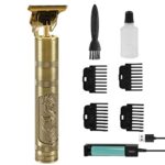 LONENESSL Hair Clippers Beard Trimmer for Men, Hair Trimmer,Electric Cordless Clippers, Zero Gapped T-Blade Trimmer USB Rechargeable Grooming Kit