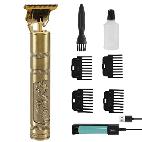 LONENESSL Hair Clippers Beard Trimmer for Men, Hair Trimmer,Electric Cordless Clippers, Zero Gapped T-Blade Trimmer USB Rechargeable Grooming Kit