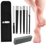 Xerteam Professional Pedicure Knife Kits, 7 Pcs Pedicure Knife with Grindstone and Storage Bag, Pedicure Tool Kit - Pedicure Foot Care Tools for