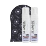 ST MORIZ PROFESSIONAL DARK TANNING MOUSSE X2, VELVET TANNING MITT, FAKE TAN, AMAZON EXC BUNDLE