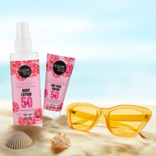 Organic Shop Sunscreen Day Face Cream 50 SPF Normal to dry skin (50ml)