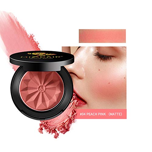 Mimore Blusher, Long-lasting and Sweat-Resistant Non_Greasy Blush & Glow Matte Blusher Super Brighten Skin Color Shimmery or Matte Blusher,with M
