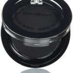 Black Cake eye liner. A wet and dry use pressed powder cake eye liner.