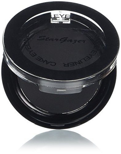 Black Cake eye liner. A wet and dry use pressed powder cake eye liner.