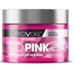 PRO:VOKE Go Pink Temporary Colour Hair Mask 300 ml, NEW Go Pink Without Commitment Lasts 8 Washes, Keratin Enriched formula