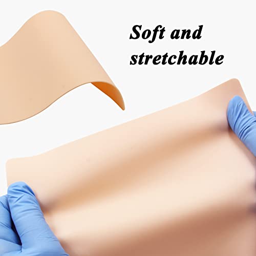 Blank Tattoo Fake Skin Practice - Emalla Double Sides 5 Sheets 8x6 Tattooing and Microblading Eyebrow Practice Skin for Tattoo Supplies Tattoo Ki