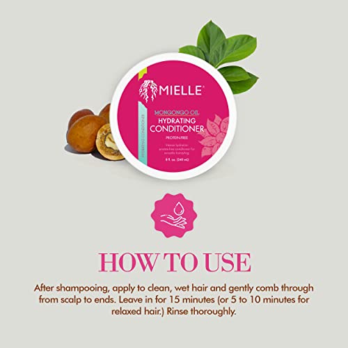 Mielle Organics Mongongo Oil Hydrating Conditioner - Protein Free 240 ml, White