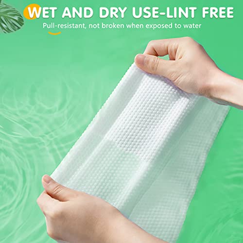 GothicBride Disposable Face Towel 100% Cotton Extra Thick & Soft Facial Cotton Tissue Lint Free Dry Wipes Non-Woven Fabric for Sensitive Skin
