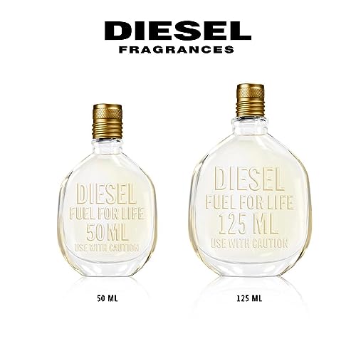 Diesel Fuel for Life For Him, Eau de Toilette Aftershave, Perfume For Men, Perfume For Men, Deep Masculine Scent, 50ml