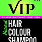 VIP 5 in 1 Hair Colour Shampoo base Hair Color 180 ml Black Hair Colour