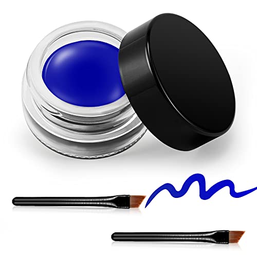 Erinde Black Gel Eyeliner, Waterproof Long Lasting Cream Eyeliner Gel, High-Intensity Pigments Smudge-Proof Eye Liner Makeup, Water-Resistant Eye