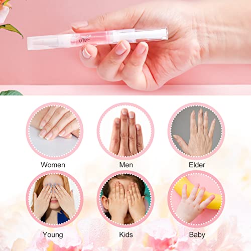 Cuticle Oil Pen for Nails, AISEELY 15PCS Mix Flavors Nail Oil Cuticle Nutrition Oil Pen, Revitalizer Pens with Natural Ingredients for Nail Treat
