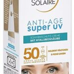 Garnier Anti-Ageing Sun Cream with SPF 50, Sun Protection with Hyaluronic and Vitamin B for Wrinkles and Dryness, Ambre Solaire, 1 x 50 ml