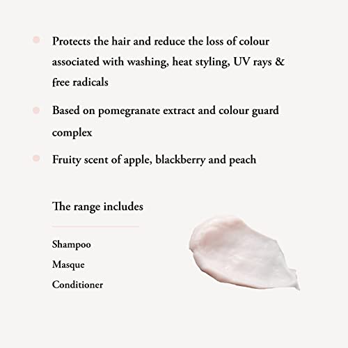 Maria Nila Luminous Colour, Shampoo 350 ml, Reduces Colour Loss from Washing, Pomegranate Counteracts Dehydration, 100% Vegan & Sulfate/Paraben f