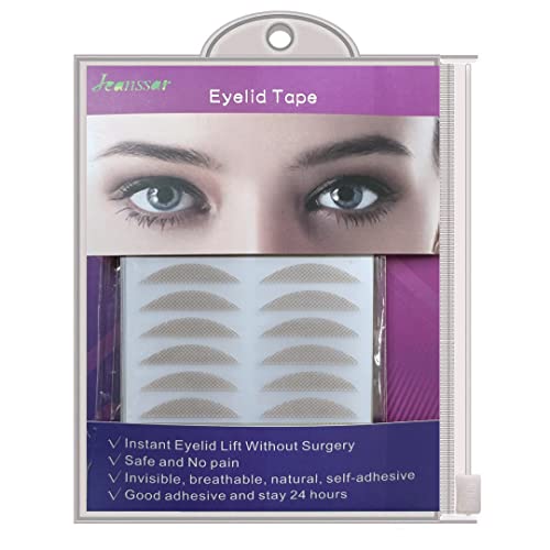 Eyelid Correcting Tape 288 Count, 5MM Eyelid Lifter Strips, Double Eyelid Tape for Heavy Hooded, Droopy Uneven Mono-Eyelids for Dramatic Lift - I