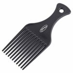 Fine Lines Afro Pick Comb - Premium Plastic Antistatic Afro Hair Comb for Curly or Thick Hair - Heat & Impact Resistant Afro Hair Combs – Afro Hi