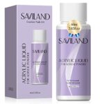 Saviland Acrylic Liquid - 60ML Liquid Monomer for Acrylic Powder | MMA-Free | Super Adhesive | Non-Yellowing | Monomer for Acrylic Nails | Acryli