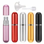 Perfume Atomiser Bottles, Scoolr 5 Pieces Perfume Atomisers Refillable Perfume Atomizer Mini Perfume Bottles Travel Fragrance Empty Spray Bottle