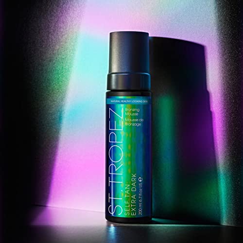 St. Tropez Fake Tan, Extra Dark Mousse, Vegan Self Tanning, 100 Percent Natural Tanning Active, PETA Certified, 200 ml