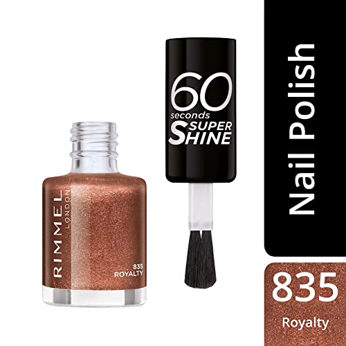 Rimmel 60 Seconds Super-Shine Nail Polish, 835 Royalty, 8 ml