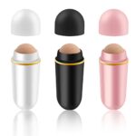 3PCS Volcanic Stone Oil Absorption Ball, Portable Practical Face Oil Control Ball, Reusable Refreshing Pore Makeup Oil Removal Absorption Roller 