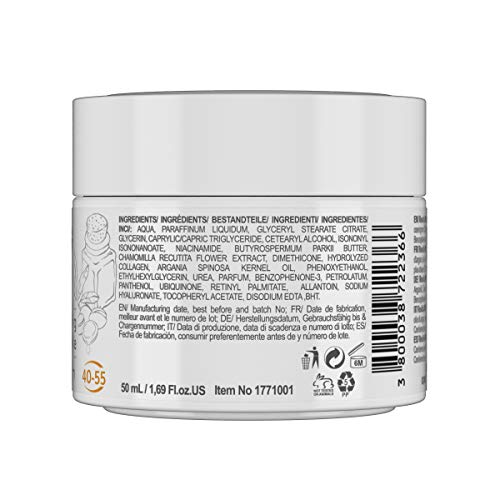 RevitaLAB Day and Night Collagen Anti-Ageing Moisturiser, Enriched with Hyaluronic Acid, Q10, Argan Oil and a UVA/UVB Filter, for Ages 40 – 55, 5