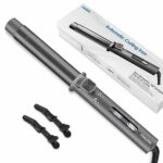 Faszin Hair Curler,Newbie One-Touch Automatic Curling Iron Wand 12s Create Charming Curls with LCD Display&5 Adjustable Temper Professional 32mm