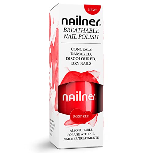 Nailner Breathable Nail Polish 8 ml - Gentle Nail Varnish Suitable for Use with All Nailner Fungal Nail Treatments - Conceals Dry Damaged Discolo