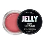 Rimmel London Jelly Blush Blusher, Long-lasting and Water Based Bouncy Formula for Dewy Skin Look, BubbleGum Chum, 5.53g