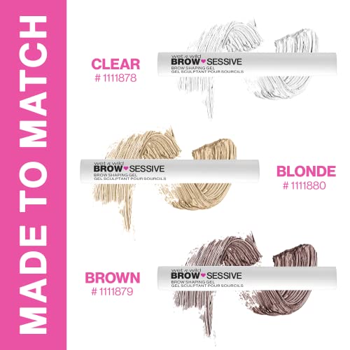 Wet 'n' Wild, Brow-Sessive Brow Shaping Gel, Brow Pomade Gel for Thin and Thick Eyebrows, Natural Volume and Definition for your Brows, Volumisin