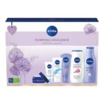 NIVEA Pampering Indulgence Gift Set (6 Pieces), Luxury NIVEA Gift Set Includes Shower Cream, Day and Night Cream, Body Lotion and More, Gifts for
