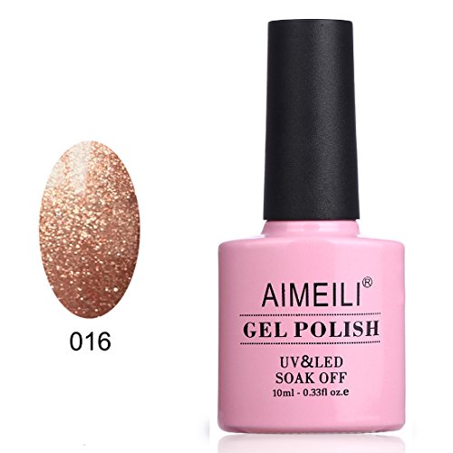 AIMEILI Nude Gel Nail Polish, UV/LED Soak-Off Gel Polish French Nail Gel, Nail Lamp Nail Art Manicure Salon DIY at Home, Long Lasting & Easy to A