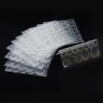 SAVITA 10 Sheets/240pcs Double Sided Nail Adhesive Tabs Waterproof Breathable Jelly Adhesive Tab Glue Sticker for Fake Nails