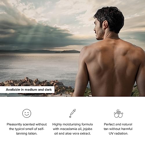 IONIQ Skincare TAN Medium Cartridge - Premium self-tanning for a streak-free, natural glow in 3 minutes lasting up to 2 weeks - Vegan, nourishing