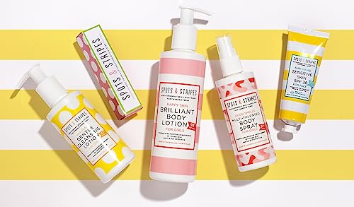 Spots & Stripes - Multi-Talented Body Spray for Girls, 97% Natural, Deodorising Body Mist for Teens, with Neroli, Geranium and Lavender, Alcohol-