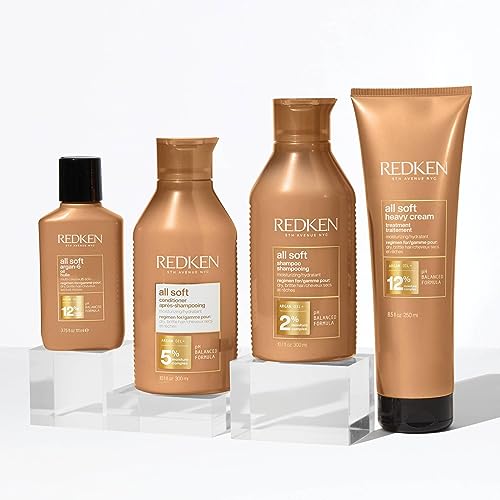 REDKEN Heavy Cream Treatment, Argan Oil, For Softer Smoother Hair, All Soft, 250 ml