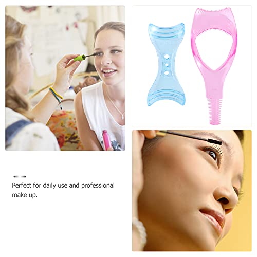 healifty 2pcs Makeup Eyelash Tool Mascara Shield Applicator Eyelash Guard Applicator Guide Tool Mascara Stencil for Ladies Girls Women
