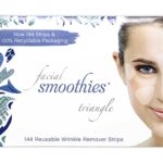 Facial Smoothies TRIANGLE Wrinkle Remover Strips, 144 anti wrinkle patches for between brows, crow's feet, upper lip