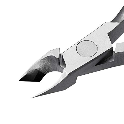 Rui Smiths Professional Cuticle Nippers | Precision Surgical-Grade Stainless Steel Cuticle Trimmer, French Handle, Double Spring, 4mm Jaw (Quarte