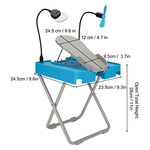 QITERSTAR Non Slip Pedicure Foot Rest, Adjustable Professional Foldable Pedicure Stand Adjustable Pedicure Nail Tool Nail Pedicure Supplies for H
