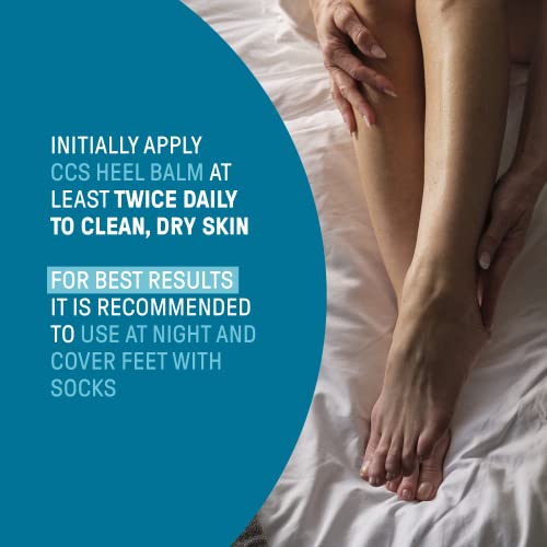 CCS Cracked Heel Repair Balm - Visible Results in 3 Days for Heels and Very Dry Feet, Contains 25% Urea Lactic Acid, Clinically Tested, 125ml