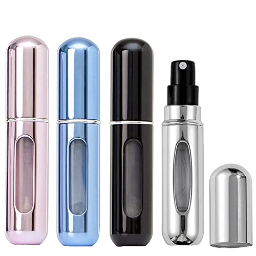 KAYZON Refill Perfume Bottle, Perfume Atomiser 5ml Travel Refill Perfume Bottle Mini Portable Perfume Spray Bottles Empty Toner Atomizer Bottle f