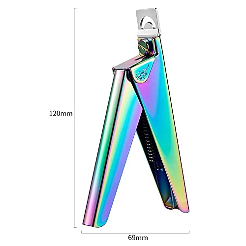 1Pcs Stainless Steel Professional Nails Cutter Trimmer False Nail Clippers Tip Cutter for Nail Salon Home Nail Art