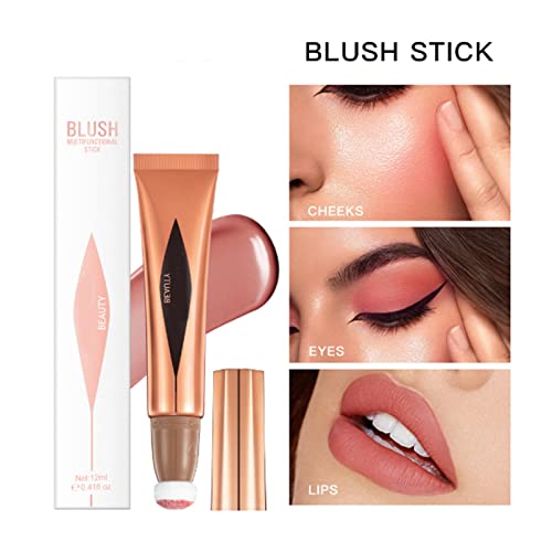 Liquid Blush,Cream Blush Stick,Blushers For Cheeks Make Up,Beauty Blush,Liquid Highlighter,Liquid Contour,Pink Blush,Liquid Blush Wand,Cream Blus